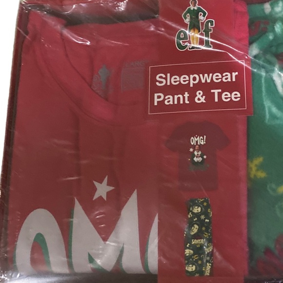 Men's Elf Will Ferell Tee & Sleep Pants Set - Picture 7 of 12